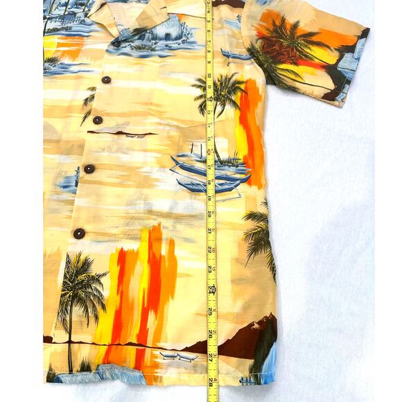 Sundek Vintage Men’s Size Large Rayon Hawaiian Shirt Excellent Condition w/Tags - Picture 9 of 10